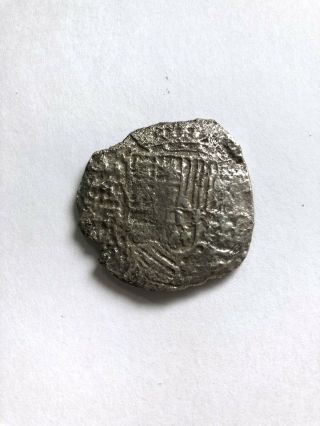 1622 Atocha Shipwreck Mel Fisher 8 Reale Silver Coin,  Grade 3,  21.  8 grams 4