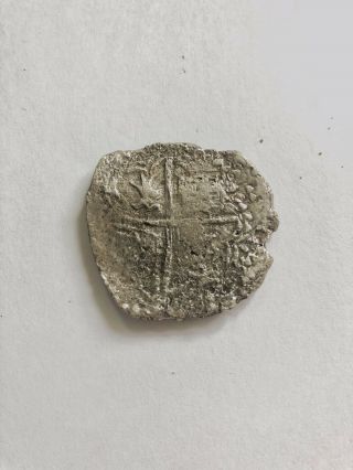 1622 Atocha Shipwreck Mel Fisher 8 Reale Silver Coin,  Grade 3,  21.  8 grams 6