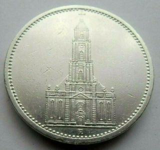 (236) Xxrare German Silver Coin 5 Reichsmark 1934 A