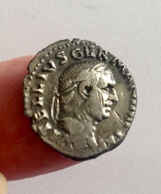 Vitellius - A Good Portrait Denarius