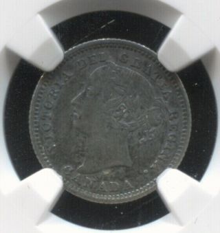 1884 Canada 10C NGC AU53 Key Date 2