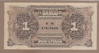 GUATEMALA: 1 Peso Banknote,  (UNC),  P - S141b,  01.  03.  1915, 2