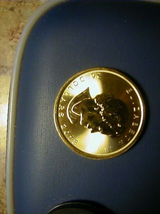 2018 Canadian 1/2 oz 9999 pure gold coin uncirculated 2