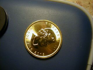 2018 Canadian 1/2 oz 9999 pure gold coin uncirculated 3
