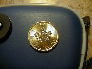 2018 Canadian 1/2 oz 9999 pure gold coin uncirculated 5