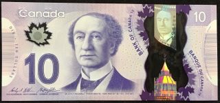 Banknote - 2013 Canada $10 Ten Dollar Polymer,  P107c,  Unc