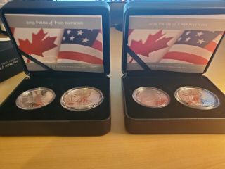2x Pride Of Two Nations Set (successive Mintage)