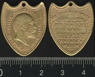 Australia: 1902 Coronation King Edward Vii Drummoyne & Five Dock Medal