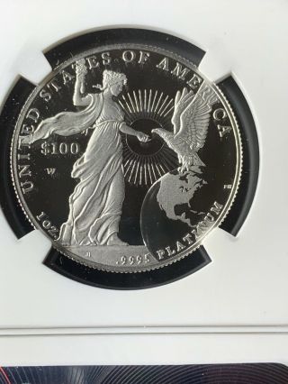 2015 - W 1 oz Proof Platinum American Eagle PF - 70 Ultra Cameo NGC First Release 6