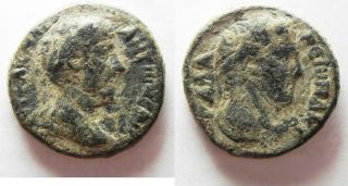 Zurqieh - As1780 - As Found: Decapolis.  Gadara.  Marcus Aurelius Ae 25.  Herakles Bu