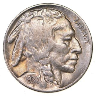 Full Horn - - Tough - 1930 - S Buffalo Nickel - Sharp Coin 837