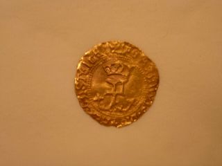 Unknown medieval European Gold Coin possibly French or Spanish 4