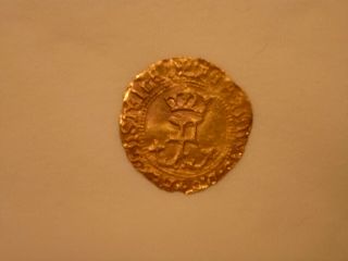 Unknown medieval European Gold Coin possibly French or Spanish 5