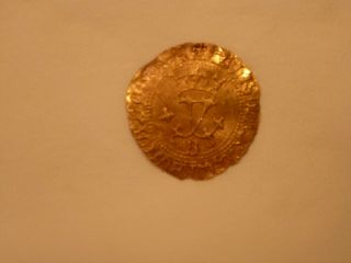 Unknown medieval European Gold Coin possibly French or Spanish 8