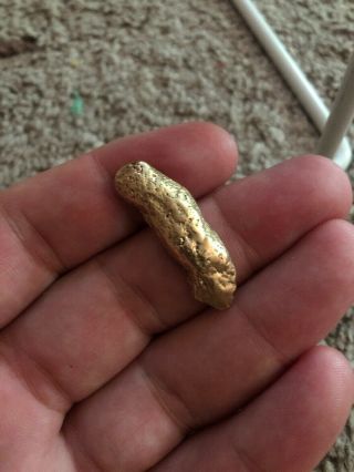 10.  8 Gram Gold Nugget