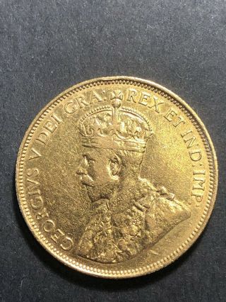 1912 Canada $10 Dollars Gold Coin 5