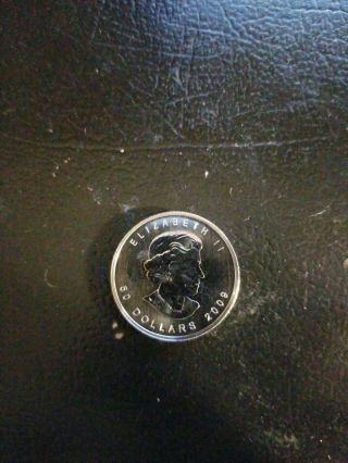 2009 Platinum 1 Oz Canadian Maple Leaf Coin