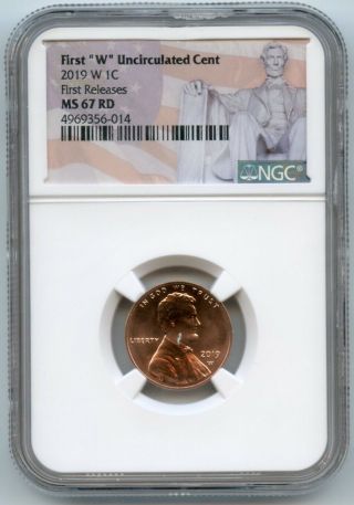 2019 W Lincoln Penny 1c Cent Uncirculated Ngc Ms67 Rd First Releases 4969356 - 014
