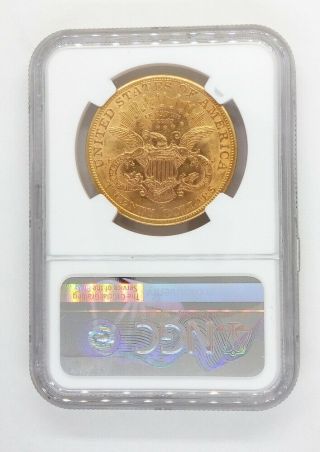 1898 S US Gold $20 Liberty Head Double Eagle - NGC AU58 2