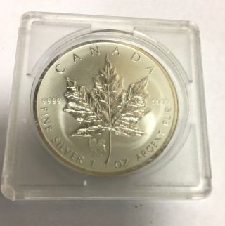 1OZ 9999 Fine Silver Five Dollar 2006 Elizabeth II Canada Maple Leaf Coin 4 2