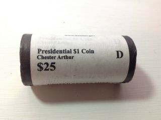 2012 - D Presidential Dollar Coin - Chester Aurthur