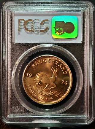 1976 1 Oz Gold Krugerrand PCGS Gem 9 - 11 - 01 WTC Ground Zero Recovery Coin 5