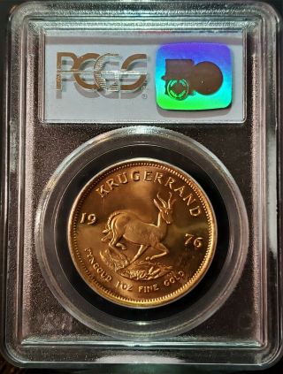 1976 1 Oz Gold Krugerrand PCGS Gem 9 - 11 - 01 WTC Ground Zero Recovery Coin 6