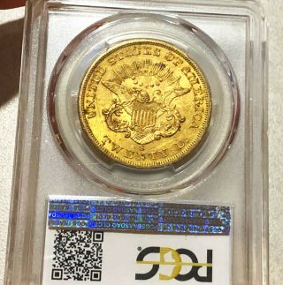 1856 - S Gold $20 Double Eagle PCGS - AU58 90 Gold Authentic Uncommon TYPE COIN 2