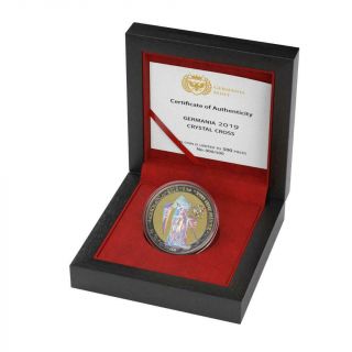 Germania 2019 5 Mark GERMANIA Diamond Cross 1 Oz Silver Coin № 030 4