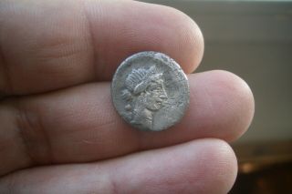 A66 Silver Denarius Julius Caesar