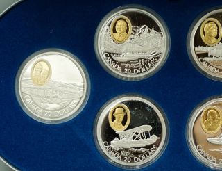 Pioneers of Powered Flight The First 50 Years – Royal Canadian 10 Silver Coins 4