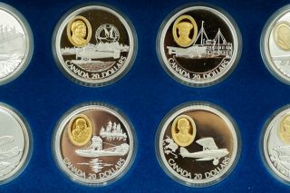 Pioneers of Powered Flight The First 50 Years – Royal Canadian 10 Silver Coins 5
