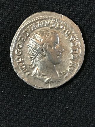 Gordian Iii Silver Antoninianus - - Roman Coin 238ad Apollo