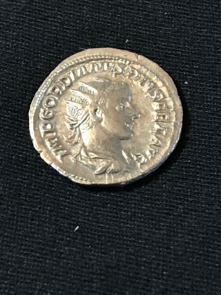 Gordian III Silver Antoninianus - - Roman Coin 238AD Apollo 7