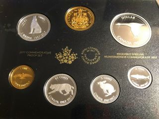 2017 Royal Canadian Pure Silver 7 - Coin Proof Set - 1967 Centennial Coins