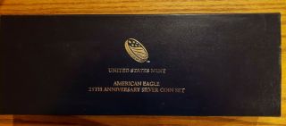 2011 S Silver American Eagle 25th Anniversary Silver Coin Set (Owner) 2