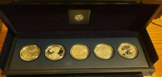 2011 S Silver American Eagle 25th Anniversary Silver Coin Set (Owner) 5