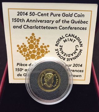 2014 1/25th Gold 150th Anniversary of the Quebec and Charlottetown Conferences 2