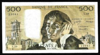 500 Francs From France 1972 M1