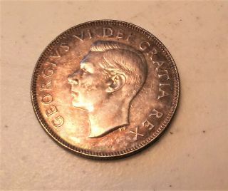 1948 Canadian 50 Cent Coin Very Scarce
