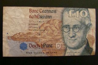 Ireland 10 Pounds 1999
