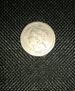 1871 U.  S.  3 Cents Coin