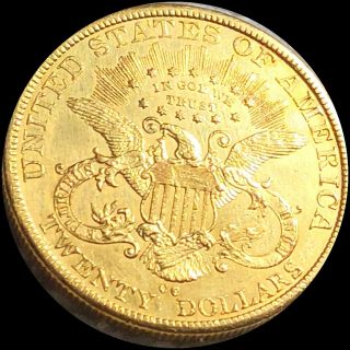 1879 - CC Liberty $20 Double Eagle Gold Nearly UNC Lustery ms bu Pretty CARSON CI 8