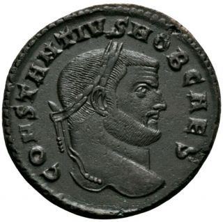 Carpediem Constantius I Ae Follis Rome Moneta Bf 2867