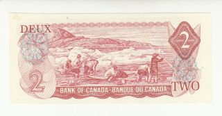 Canada 2 dollars 1974 UNC p86a QEII @ 2
