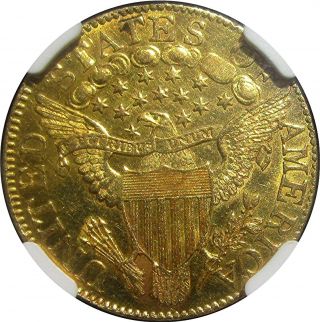1805 $5 CAPPED BUST GOLD,  CERTIFIED NGC - AU,  DETAIL 4