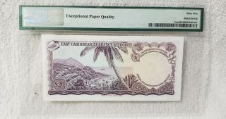East Caribbean States/Montserrat Pick 15m ND 1965 $20 Dollars 