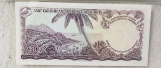 East Caribbean States/Montserrat Pick 15m ND 1965 $20 Dollars 