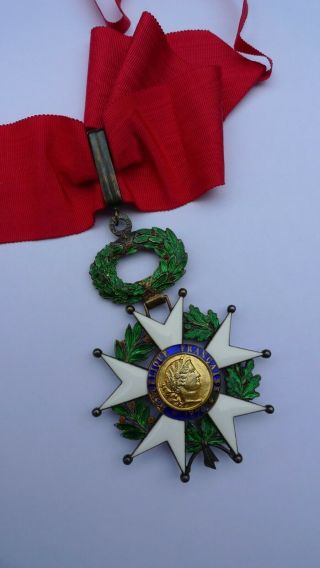 Commandeur Order Legion of Honour France d ' honneur silver Gold medal WWI WWII 3