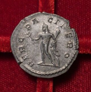 ROMAN EMPIRE POSTUMUS USURPER SILVER ANTONINIANUS 259 - 268 AD HERCULES COIN 3